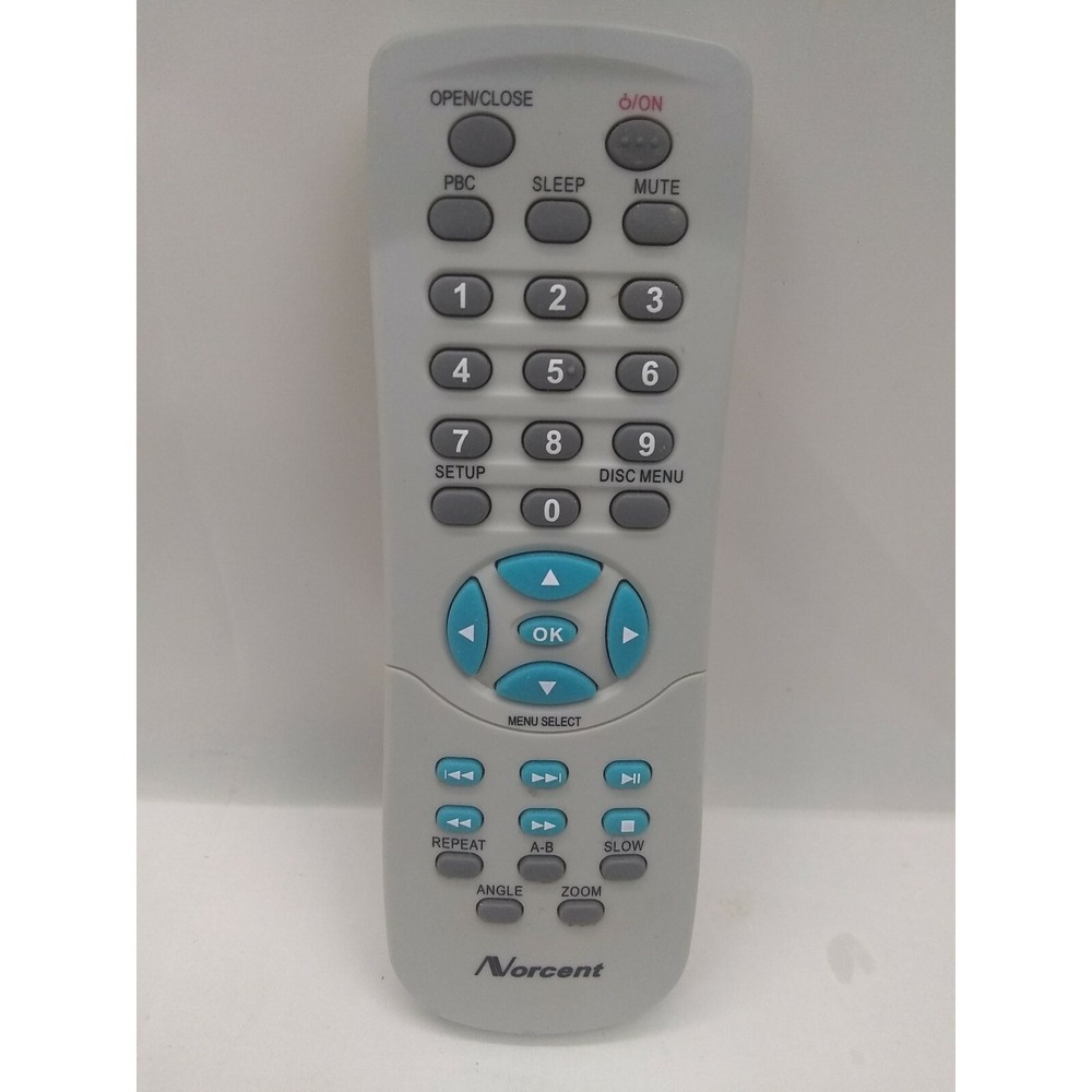 NORCENT 0406731 Remote Control Genuine OEM Tested Gray Replacement